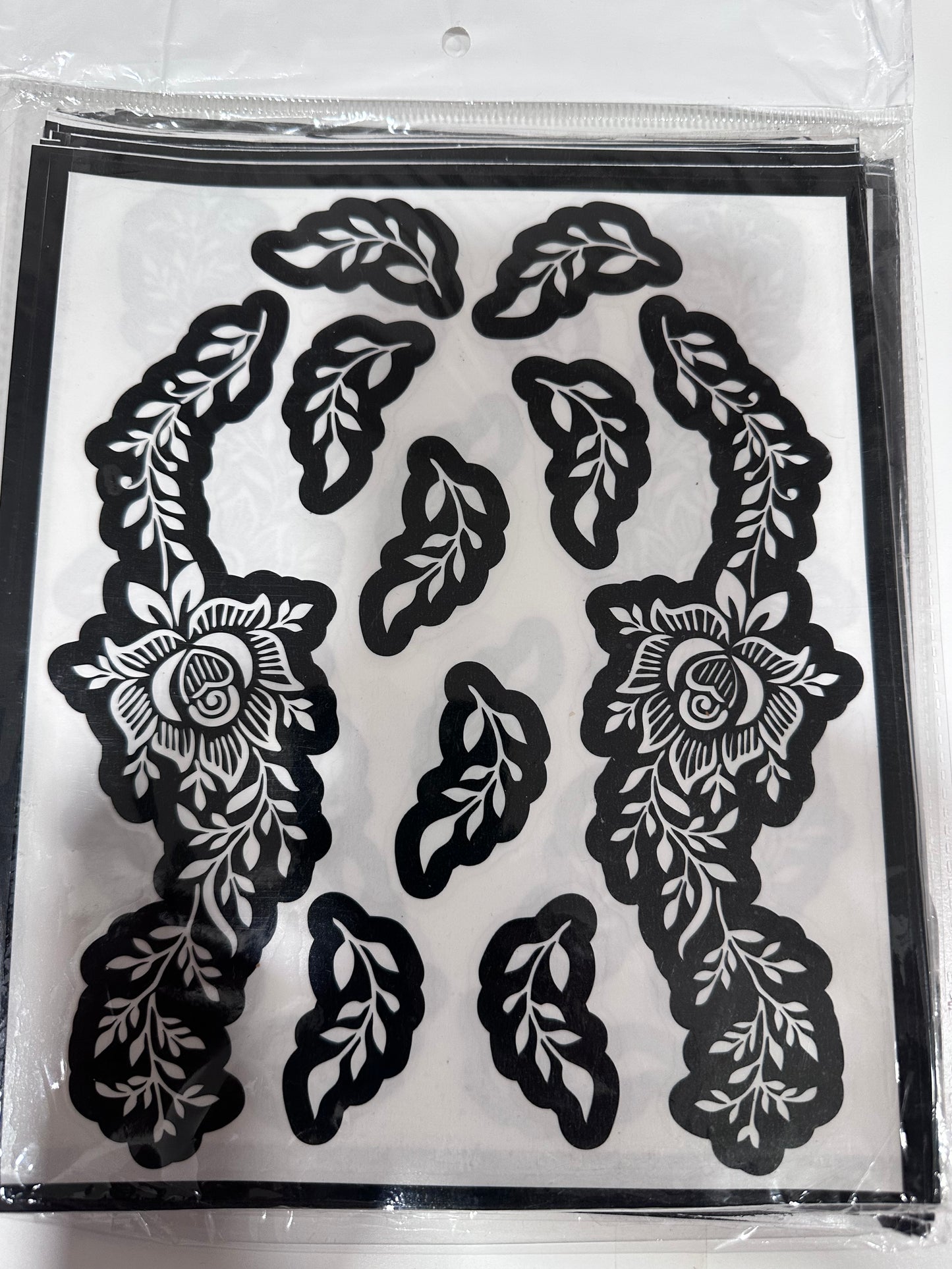 Stencils for Jagua OR Henna *BOTH HAND DESIGN*
