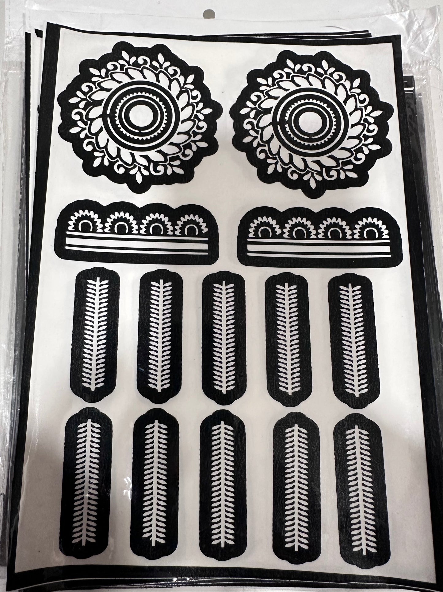 Stencils for Jagua OR Henna *BOTH HAND DESIGN*