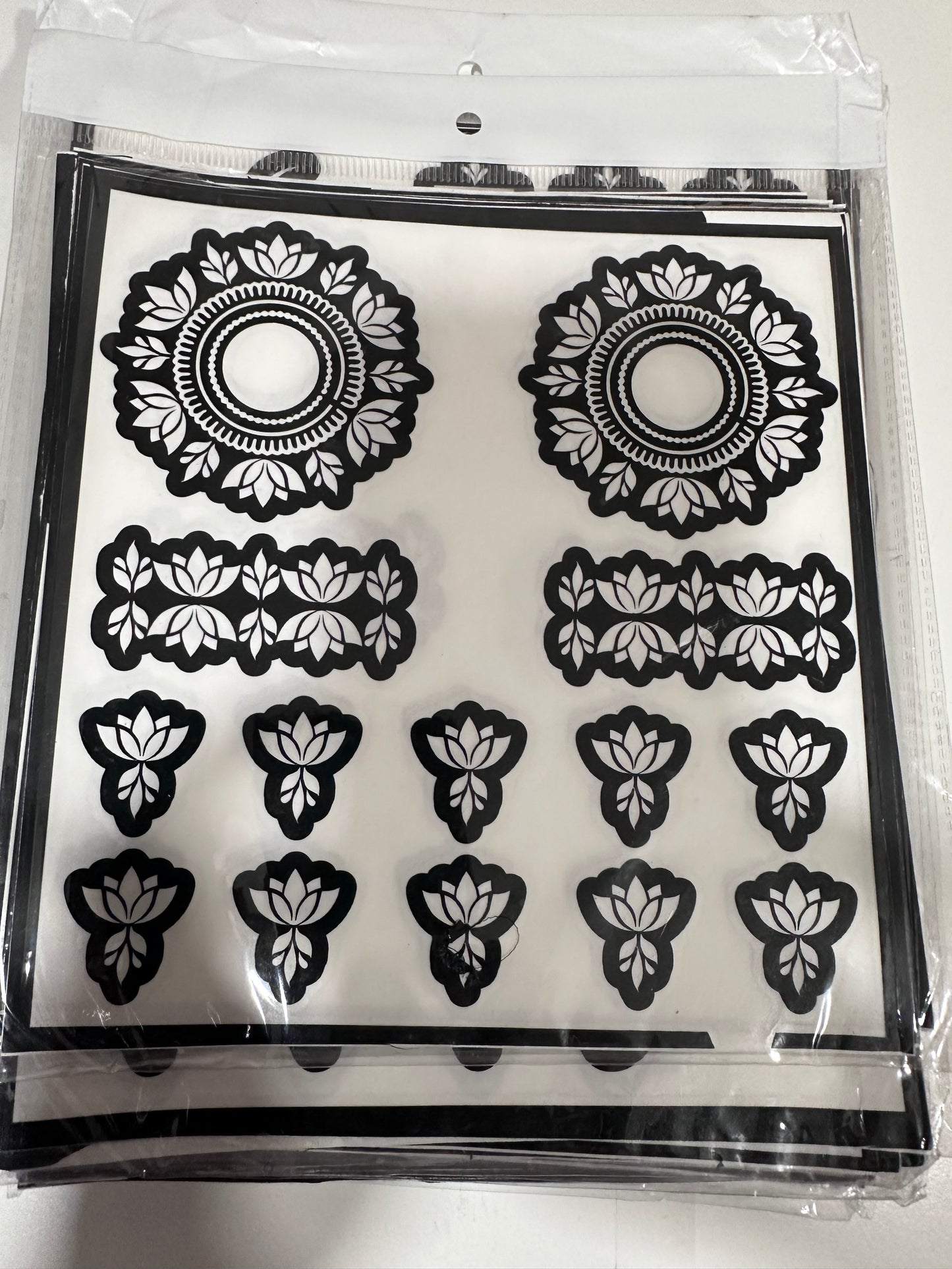 Stencils for Jagua OR Henna *BOTH HAND DESIGN*